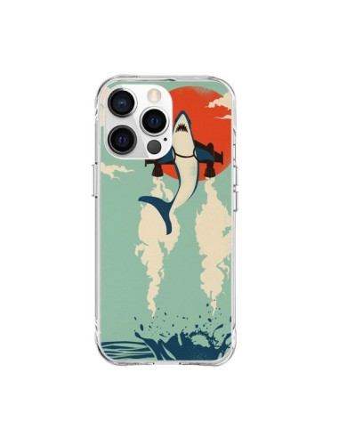 Coque iPhone 15 Pro Max Requin Avion Volant - Jay Fleck