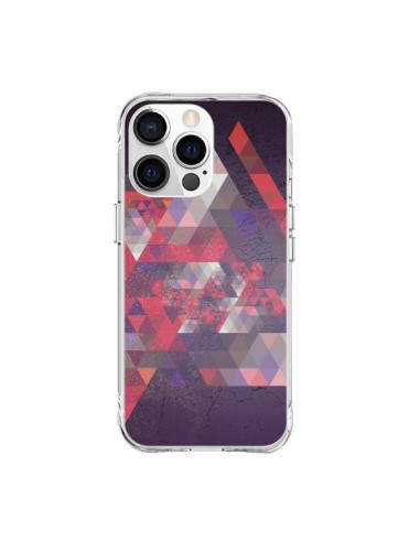 Coque iPhone 15 Pro Max Azteque Gheo Violet - Javier Martinez