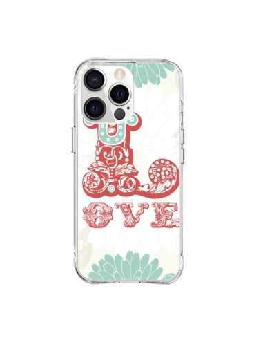 Coque iPhone 15 Pro Max Love Fleurs Flourish - Javier Martinez