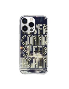 Coque iPhone 15 Pro Max Never Gonna Sleep New York City -...