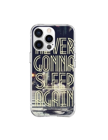 Coque iPhone 15 Pro Max Never Gonna Sleep New York City - Javier Martinez