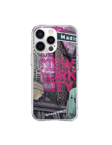 Cover iPhone 15 Pro Max New York City Rosa - Javier Martinez