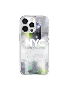 Cover iPhone 15 Pro Max I Love New York City Grigio Verde...