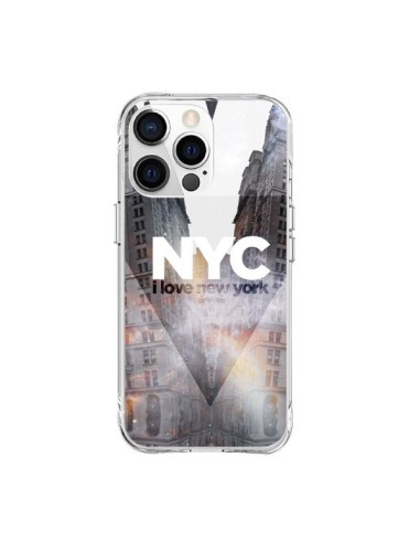 Coque iPhone 15 Pro Max I Love New York City Orange - Javier Martinez