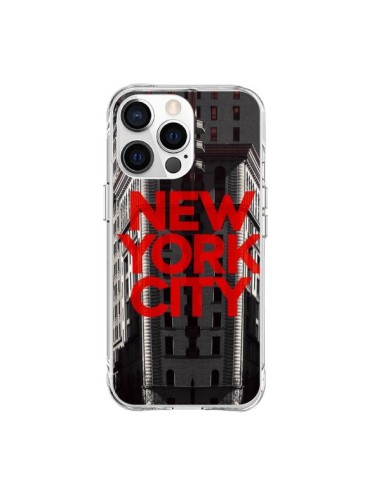 Coque iPhone 15 Pro Max New York City Rouge - Javier Martinez