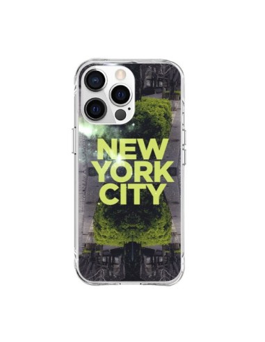 Coque iPhone 15 Pro Max New York City Vert - Javier Martinez