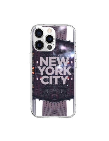 Coque iPhone 15 Pro Max New York City Violet - Javier Martinez