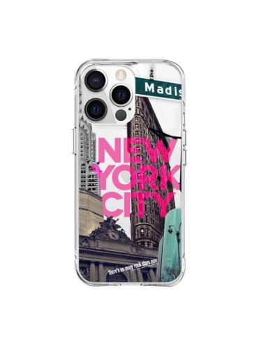 Cover iPhone 15 Pro Max New Yorck City NYC Trasparente - Javier Martinez