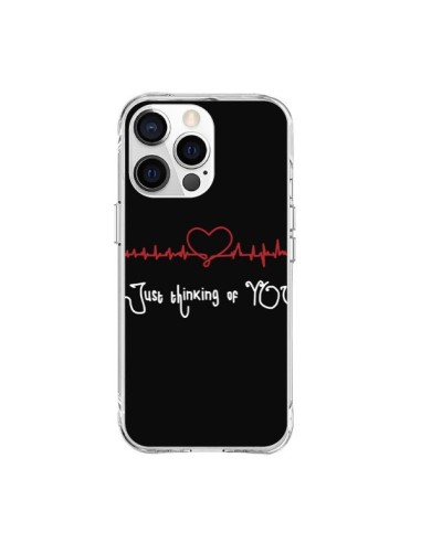 Coque iPhone 15 Pro Max Just Thinking of You Coeur Love Amour - Julien Martinez