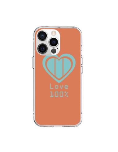 Coque iPhone 15 Pro Max Love 100% Coeur Amour - Julien Martinez
