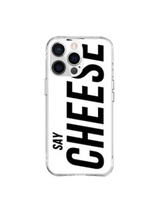 Coque iPhone 15 Pro Max Say Cheese Smile Blanc - Jonathan...