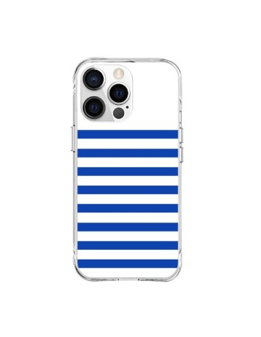 Coque iPhone 15 Pro Max Mariniere Bleu - Jonathan Perez