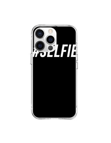 Coque iPhone 15 Pro Max Hashtag Selfie Blanc Vertical - Jonathan Perez