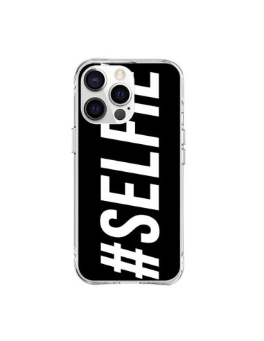 Coque iPhone 15 Pro Max Hashtag Selfie Noir Horizontal - Jonathan Perez