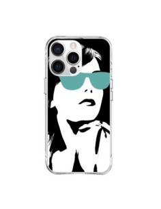 Coque iPhone 15 Pro Max Fille Lunettes Bleues - Jonathan...