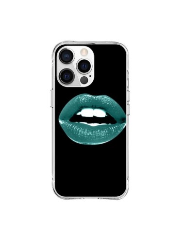 iPhone 15 Pro Max Case Lips Blue - Jonathan Perez