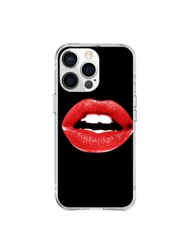 Coque iPhone 15 Pro Max Lèvres Rouges - Jonathan Perez