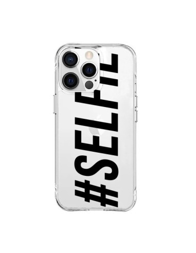 Cover iPhone 15 Pro Max Hashtag Selfie Trasparente - Jonathan Perez