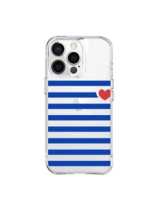 iPhone 15 Pro Max Case Mariniere Heart Love Clear -...