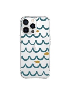 Coque iPhone 15 Pro Max Poisson Fish Water Transparente -...