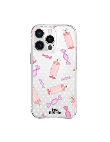 Coque iPhone 15 Pro Max Candy Bonbons Transparente - kateillustrate