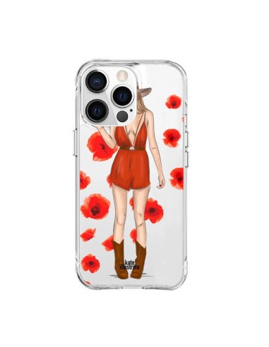 Coque iPhone 15 Pro Max Young Wild and Free Coachella Transparente - kateillustrate