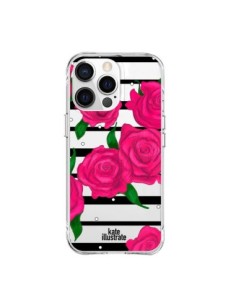 Coque iPhone 15 Pro Max Roses Rose Fleurs Flowers...