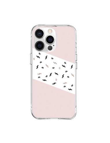 Coque iPhone 15 Pro Max Festive Pattern Rose - Koura-Rosy Kane