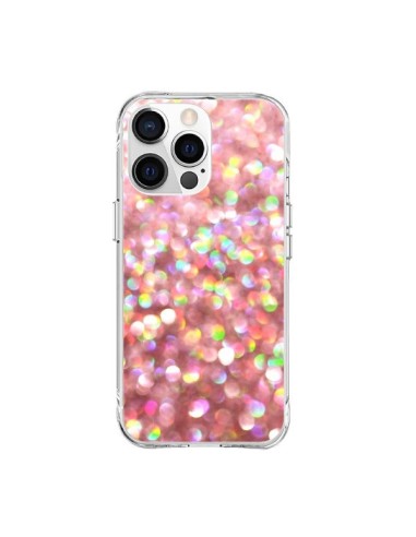 Coque iPhone 15 Pro Max Paillettes Pinkalicious - Lisa Argyropoulos