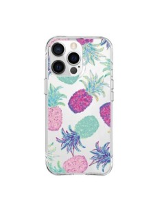 Cover iPhone 15 Pro Max Ananas Frutta Estate Trasparente...