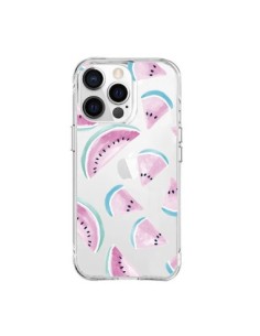 Cover iPhone 15 Pro Max Anguria Frutta Estate Trasparente...
