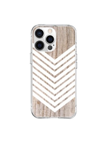 iPhone 15 Pro Max Case Tribal Aztec Wood Wood Arrow White - Laetitia