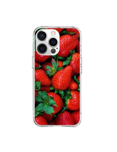 Coque iPhone 15 Pro Max Fraise Strawberry Fruit - Laetitia