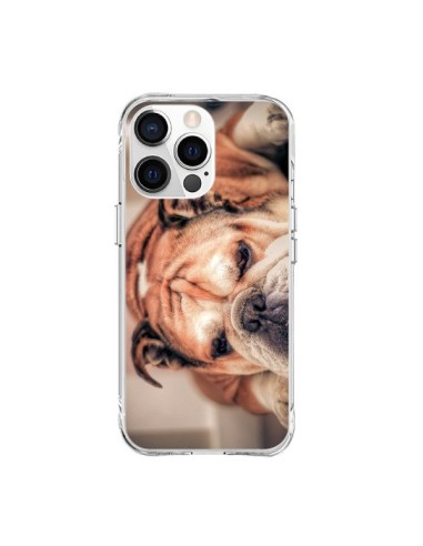 Coque iPhone 15 Pro Max Chien Bulldog Dog - Laetitia