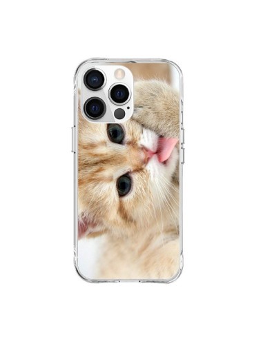 Coque iPhone 15 Pro Max Chat Cat Tongue - Laetitia