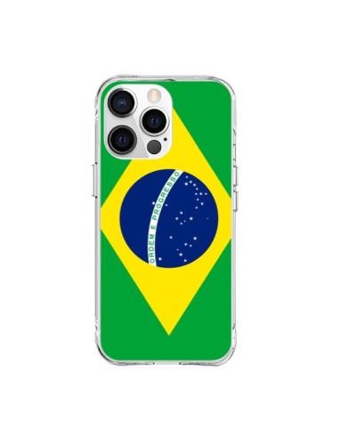 Coque iPhone 15 Pro Max Drapeau Brésil Brésilien - Laetitia