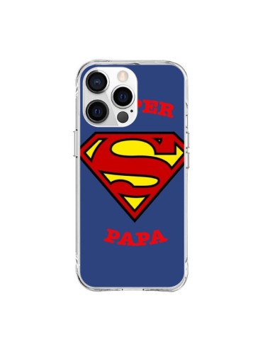 Coque iPhone 15 Pro Max Super Papa Superman - Laetitia