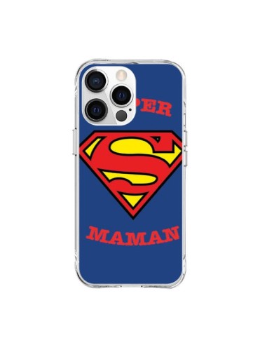 Coque iPhone 15 Pro Max Super Maman Superman - Laetitia