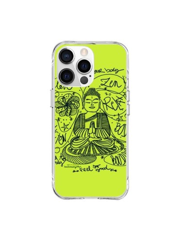 Coque iPhone 15 Pro Max Buddha Listen to your body Love Zen Relax - Leellouebrigitte