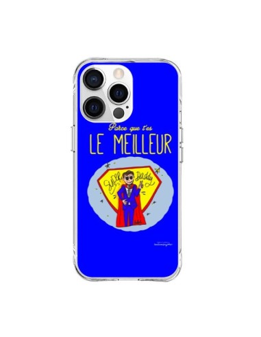 Coque iPhone 15 Pro Max Le meilleur Papa Fête des Pères - Leellouebrigitte