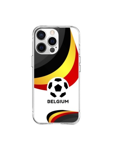 Coque iPhone 15 Pro Max Equipe Belgique Football - Madotta