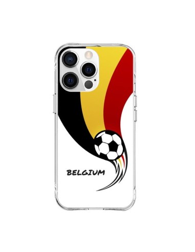 Coque iPhone 15 Pro Max Equipe Belgique Belgium Football - Madotta
