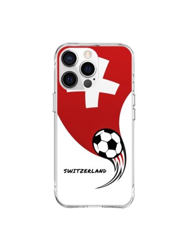 Coque iPhone 15 Pro Max Equipe Suisse Switzerland Football - Madotta