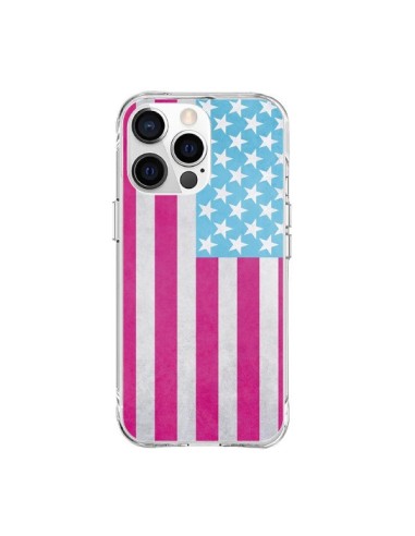 Cover iPhone 15 Pro Max Bandiera USA Vintage - Mary Nesrala