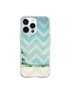 Coque iPhone 15 Pro Max Chevron Beach Dreams Triangle...