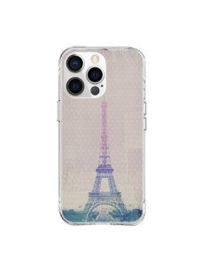 Cover iPhone 15 Pro Max I Love Paris Tour Eiffel Amore -...