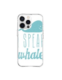 Cover iPhone 15 Pro Max I Speak Whale Balena Blu - Mary...