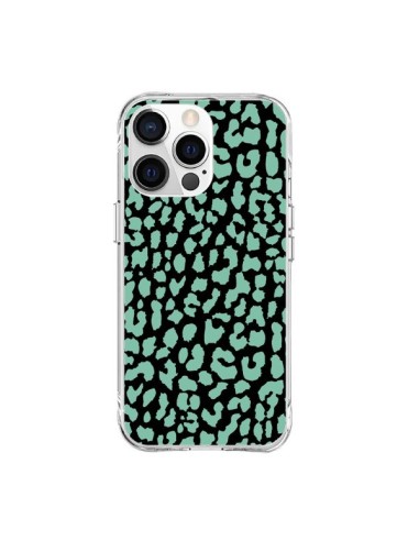Coque iPhone 15 Pro Max Leopard Mint Vert - Mary Nesrala