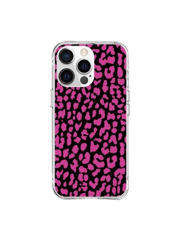 Coque iPhone 15 Pro Max Leopard Rose Pink - Mary Nesrala