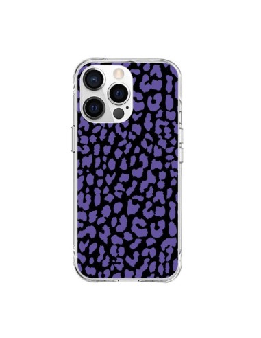 Coque iPhone 15 Pro Max Leopard Violet - Mary Nesrala